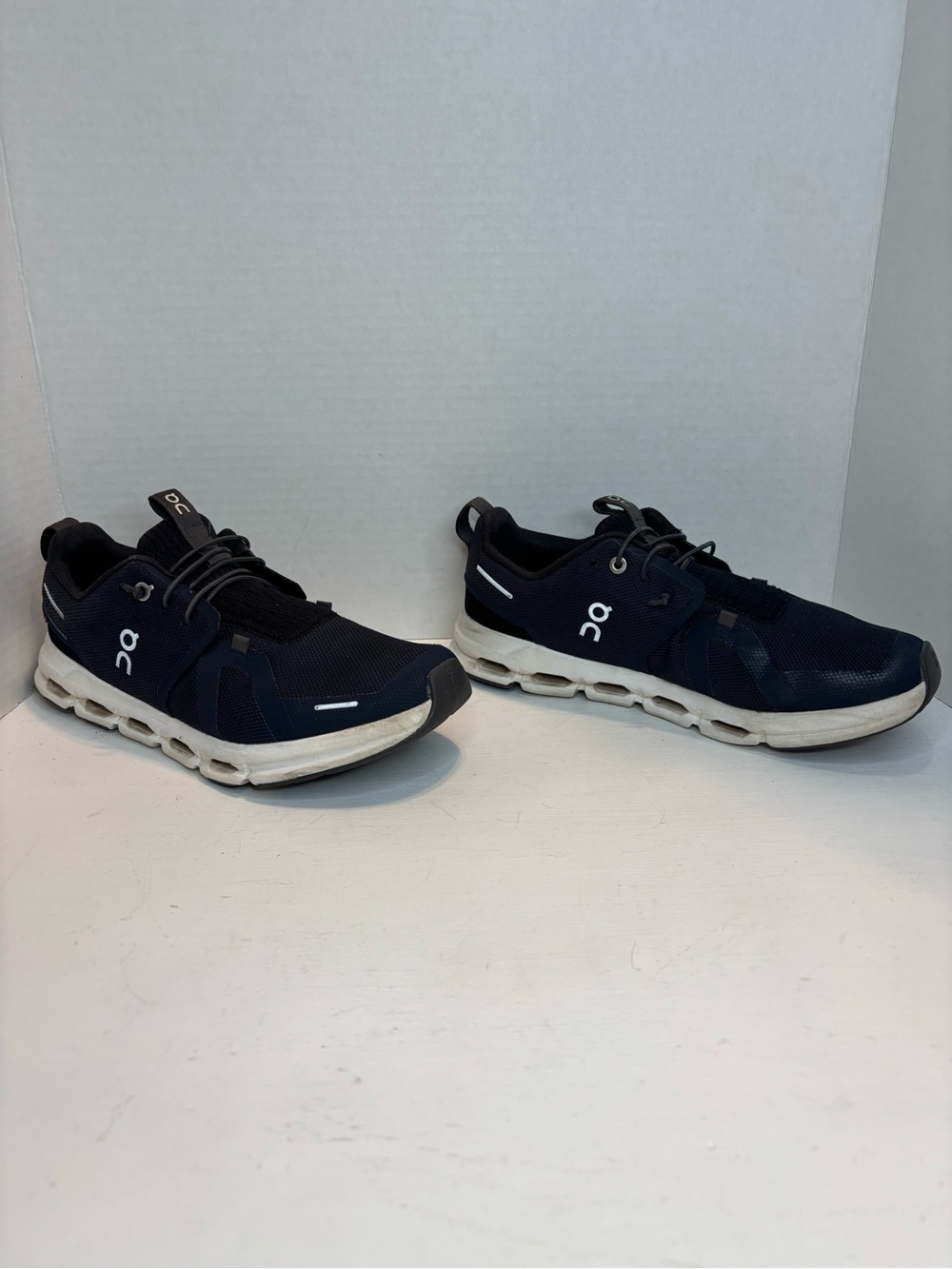 On Running Sky Running Shoes Navy Blue Sneakers size Y6.5 - Picture 3 of 7